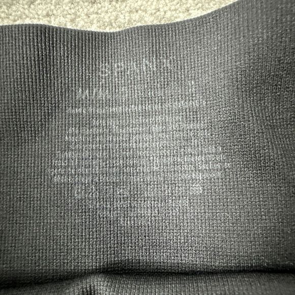 Spanx Look At Me Now Leggings Black Stretch Knit Slimming Pull On Pants Size M - Picture 2 of 10